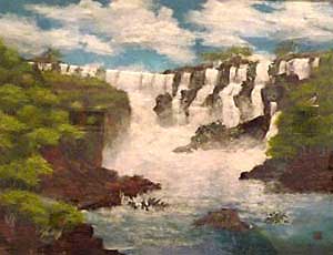 故郷イグアスの滝