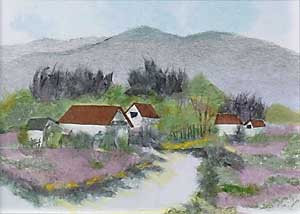 花咲く小径（習作）