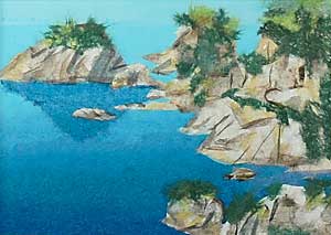 夏の海岸（習作）