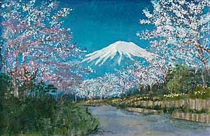 忍野の春