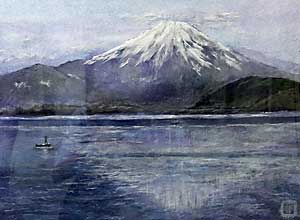 初冬の富士山