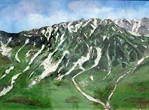 立山の峰