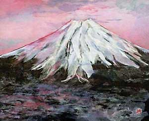 暁の富士