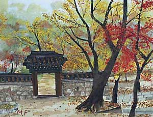 秋の庭園