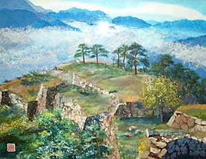 天空の城（竹田城跡）
