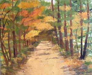秋の山道（「紙苑」より）