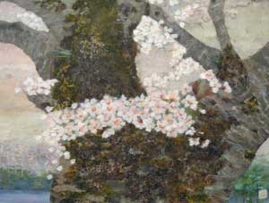 胴吹きの桜