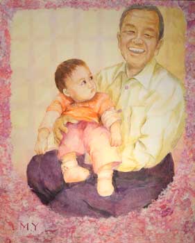 おじちゃんのえびす顔