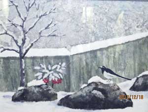 雪の朝