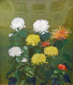 我が家の菊花展