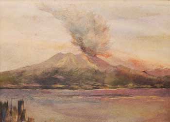 桜島（習作）