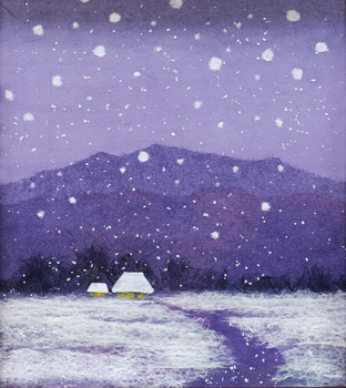 雪明かり（習作）