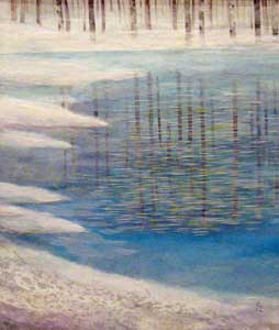 早春の水辺