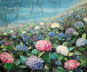 紫陽花咲いて