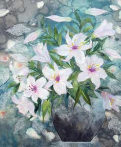 白い花に想いをよせて