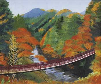 秋川渓谷の石舟橋