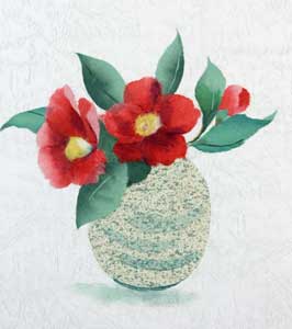 椿咲く（習作）