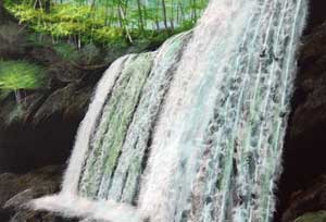 水のカーテン（習作）