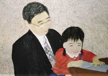 おじいさんと一緒