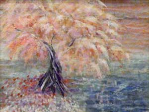 里の桜