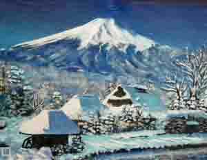 雪晴れ