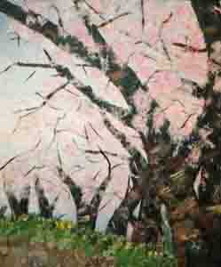 道端の桜