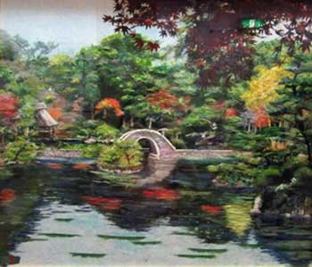 縮景園秋景