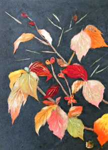 紅のハナミズキ