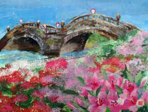 諫早眼鏡橋・春