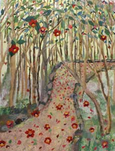 萩笠山椿群生林