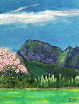 山の春