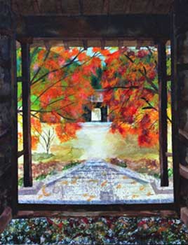 まなびやの紅葉