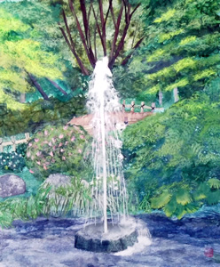 日本最古の噴水