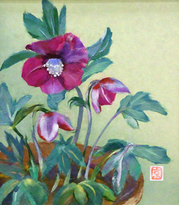 初めて咲きました