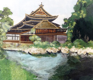 お寺に癒されて