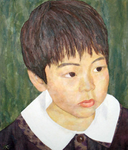 孫・郁也肖像画
