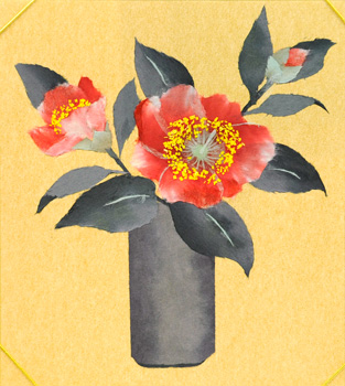 肥後椿（習作）