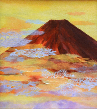 赤富士（習作）