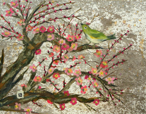 梅とホワイト・アイ