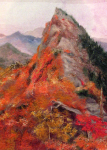 秋の石鎚山