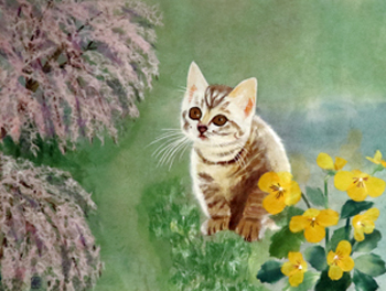 ミーちゃんのお花見