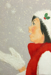 赤いマフラー（習作）