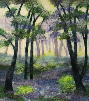 森の朝（習作）