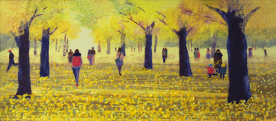 公園の秋（習作）