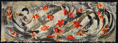 金魚遊泳