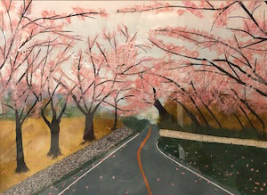 桜のトンネル