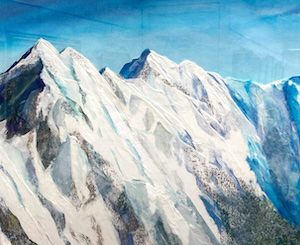 白銀のアルプス