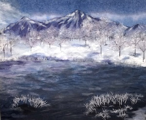 春を待つ裏磐梯