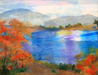 円山川の秋