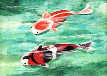 水きらめく（習作）